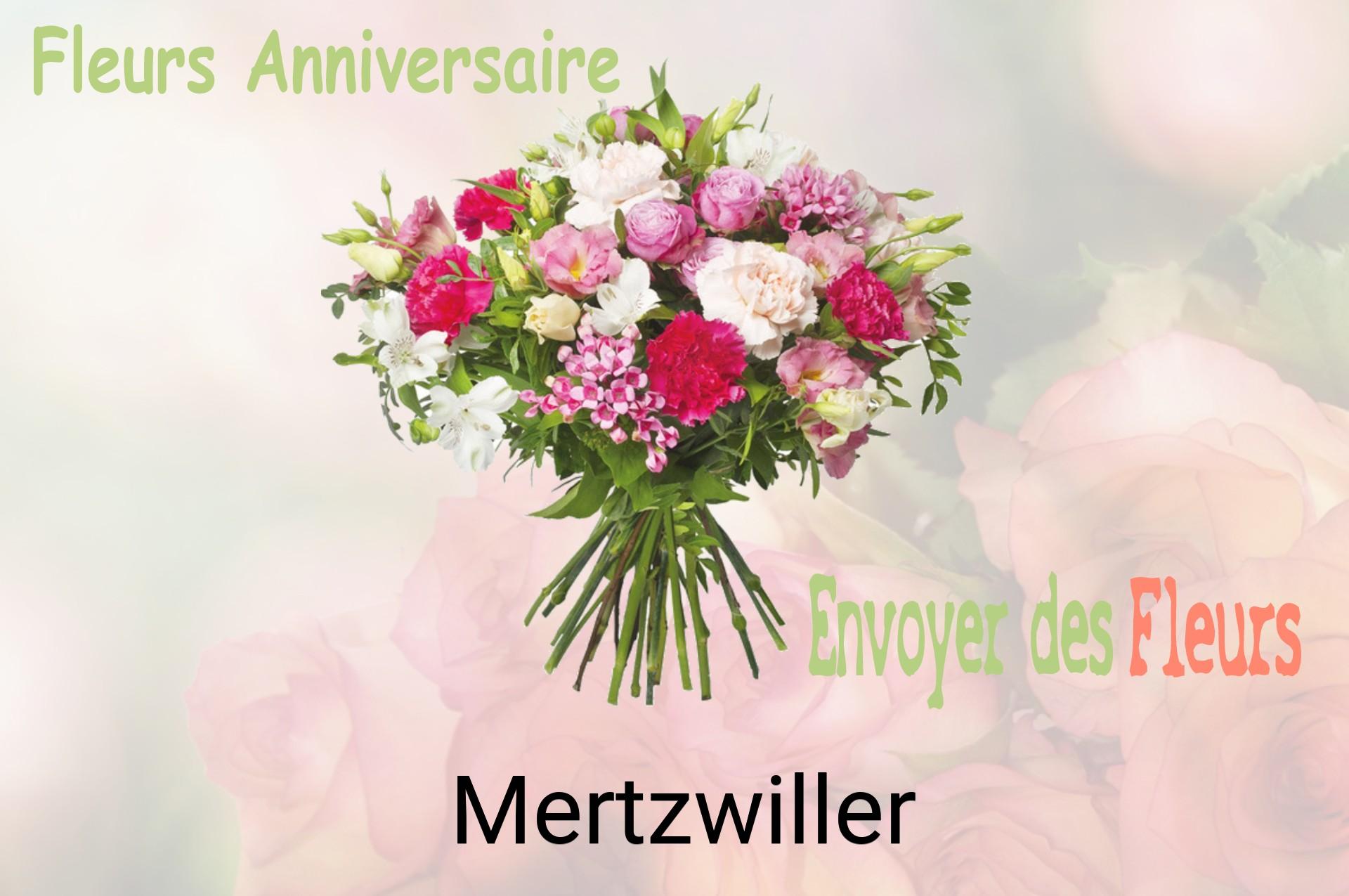 Bouquet de fleurs d’anniversaire livré à Mertzwiller