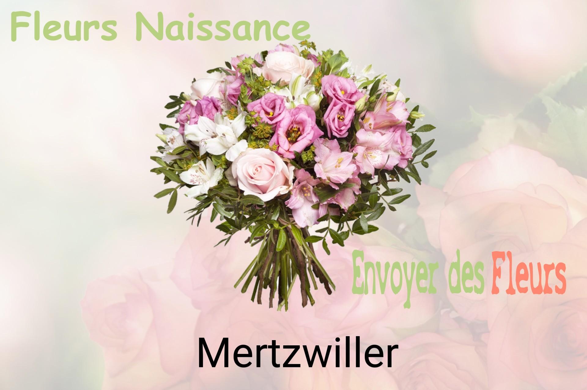 Bouquet de fleurs de naissance livré à Mertzwiller